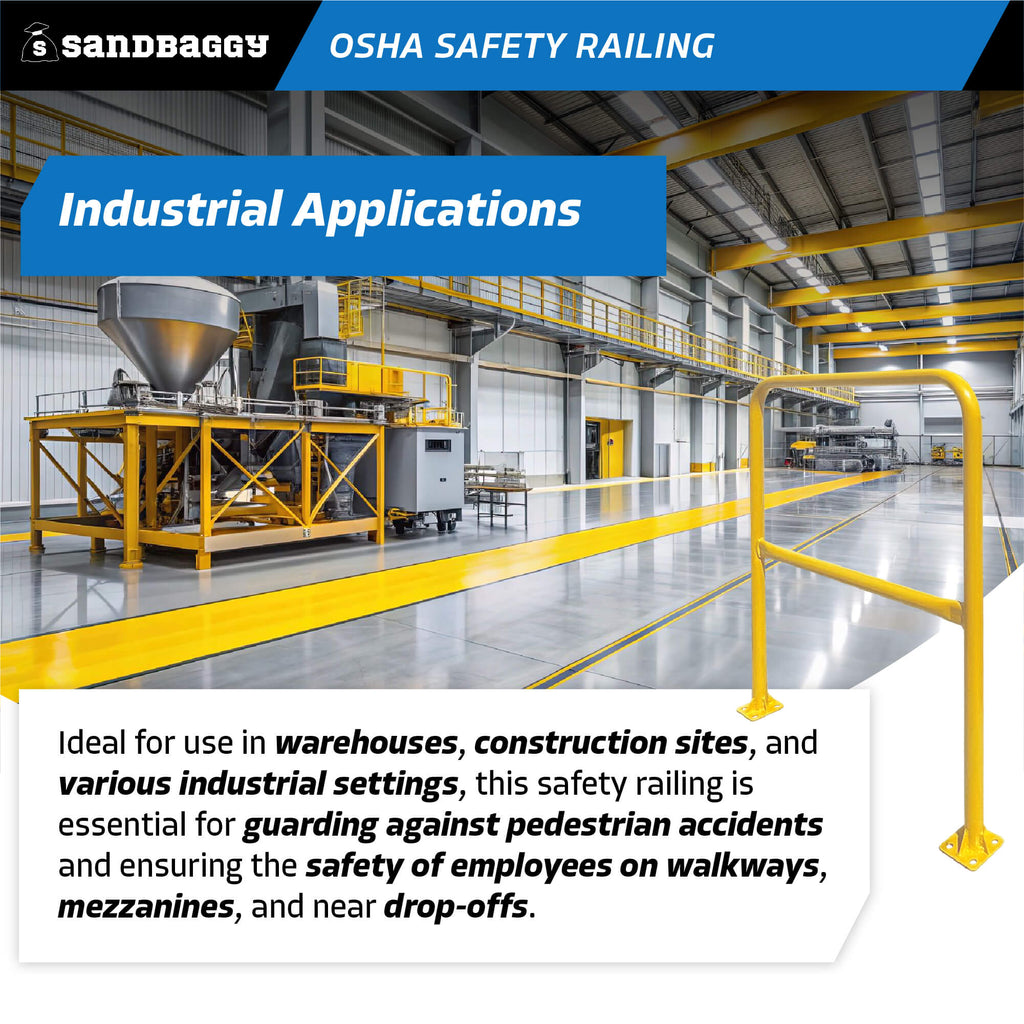 OSHA Yellow Safety Railing - Industrial