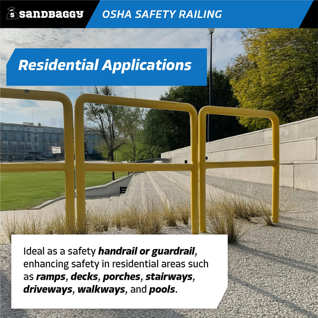 OSHA Yellow Safety Railing - Residential