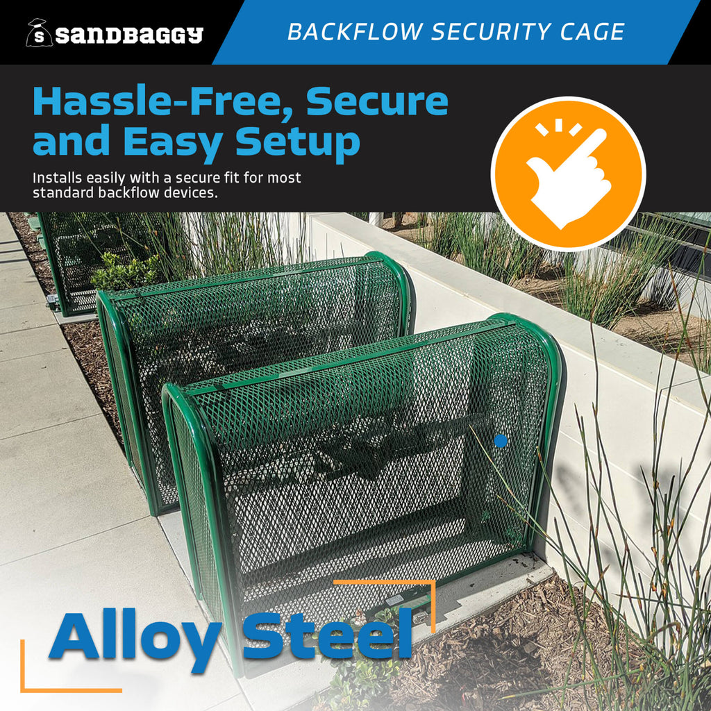 cage for backflow preventer