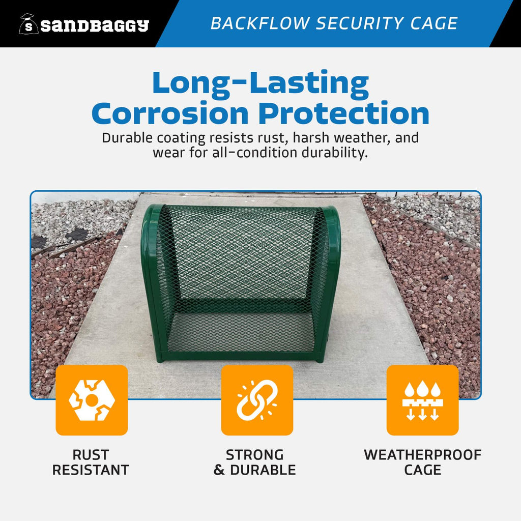backflow preventer cage - rust resistant