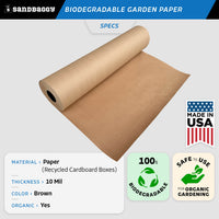 biodegradable landscape fabric made in the USA
