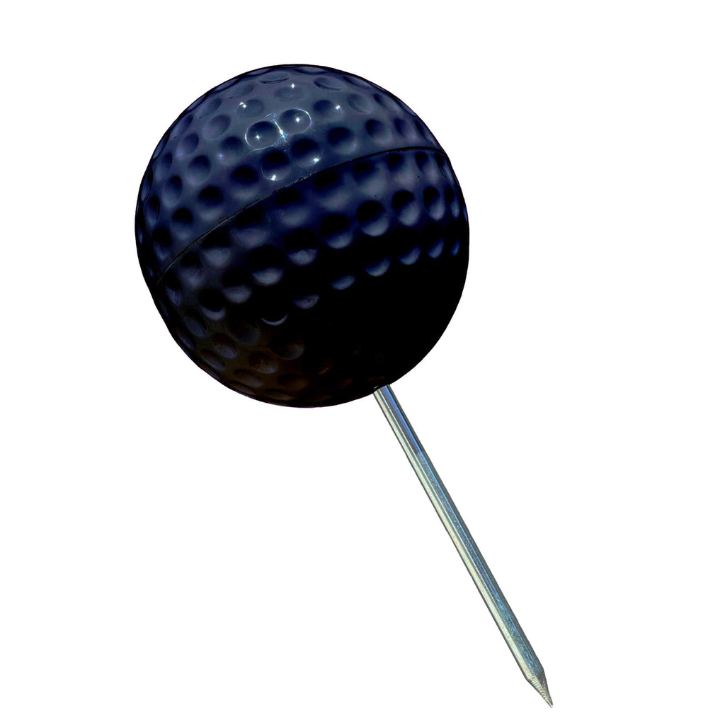 Plastic Tee Markers for Golf Course (UV Resistant) - Black