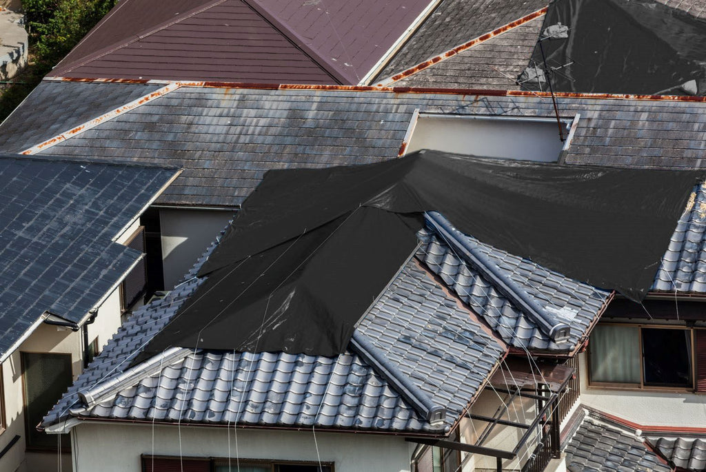 Black Roofing Tarp