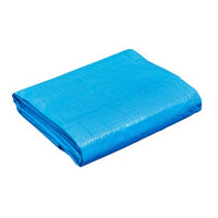 the blue stone tarp 8 ft x 10 ft Blue Poly Tarp with Grommets (Water & UV Resistant) - 1 pcs