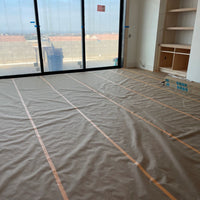 builders paper rolls protecting floors