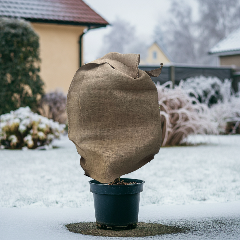 burlap plant covers for winter