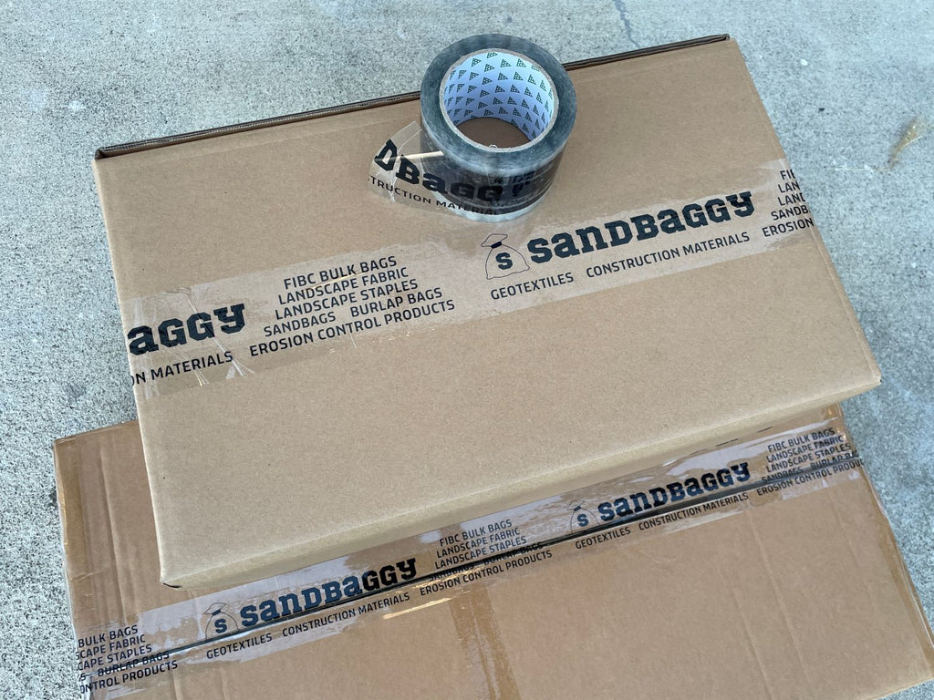 personalized packing tape with logo for cardboard shipping boxes