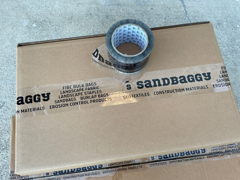 single color custom printed packing tape