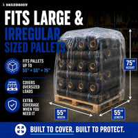 clear pallet covers - large size