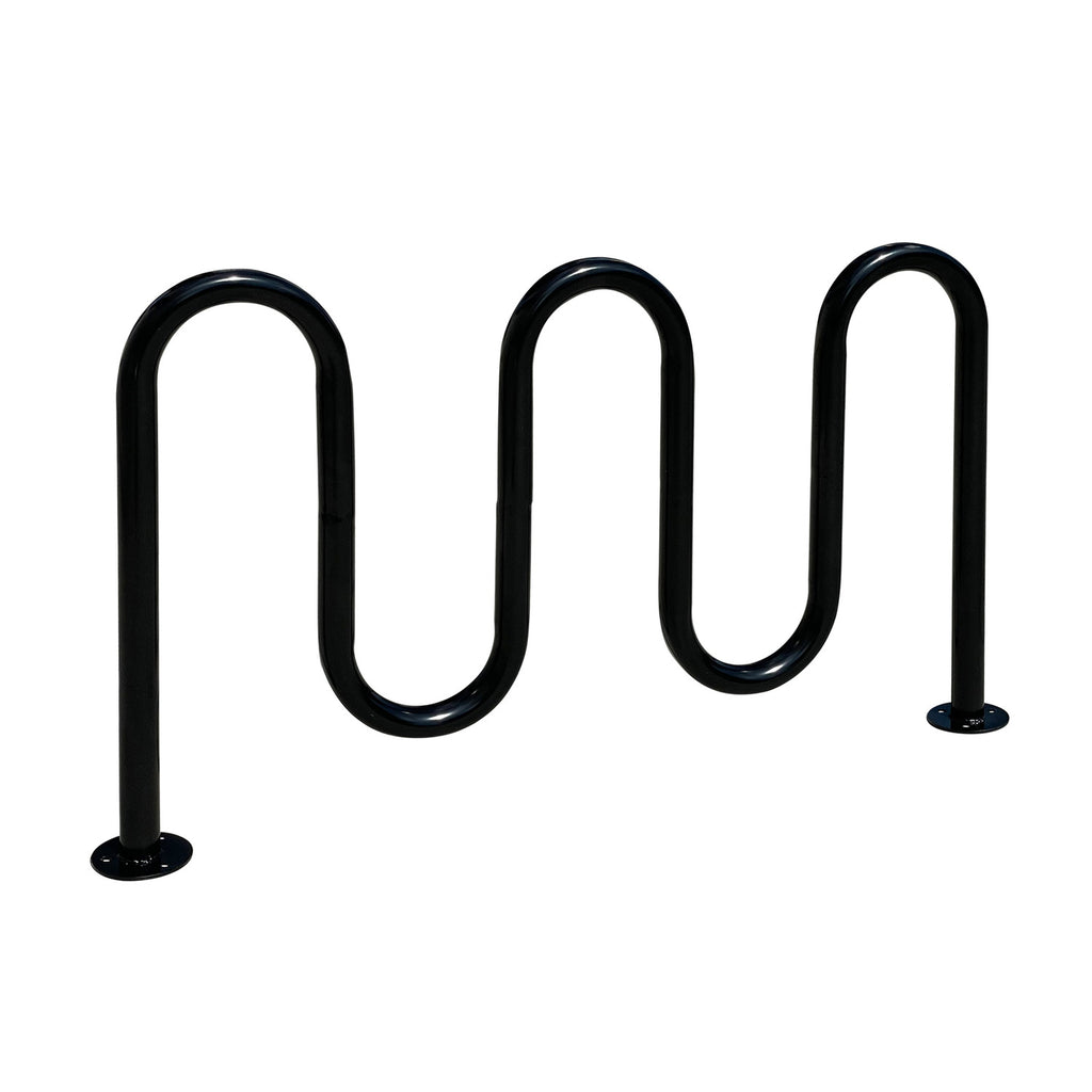 Commercial 5-Loop Wave Bike Rack - 7 Bike Capacity – Sandbaggy