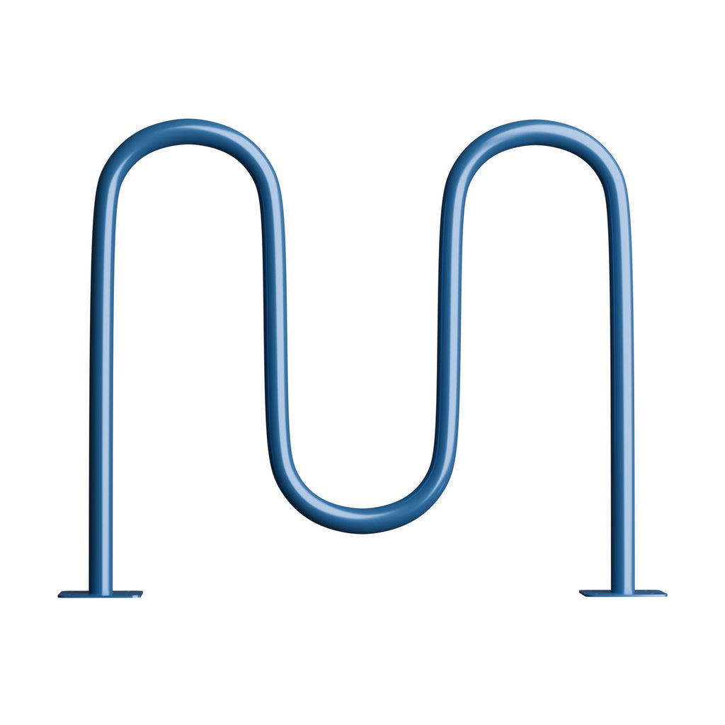 wave bike racks blue