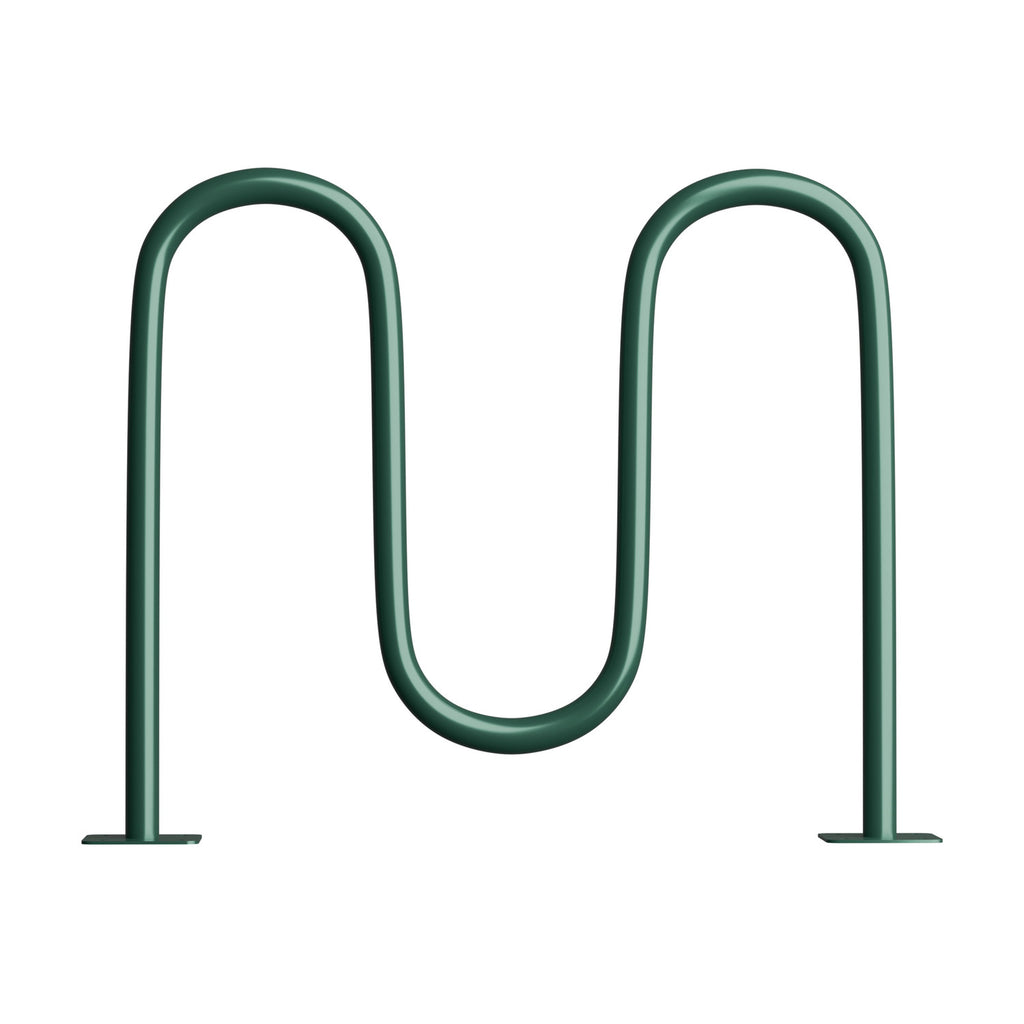 wave bike racks green