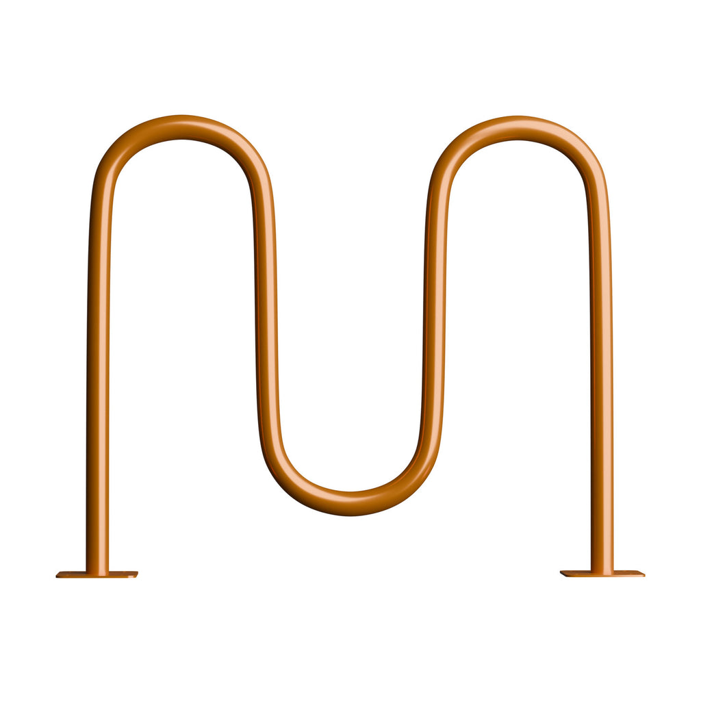 wave bike racks orange