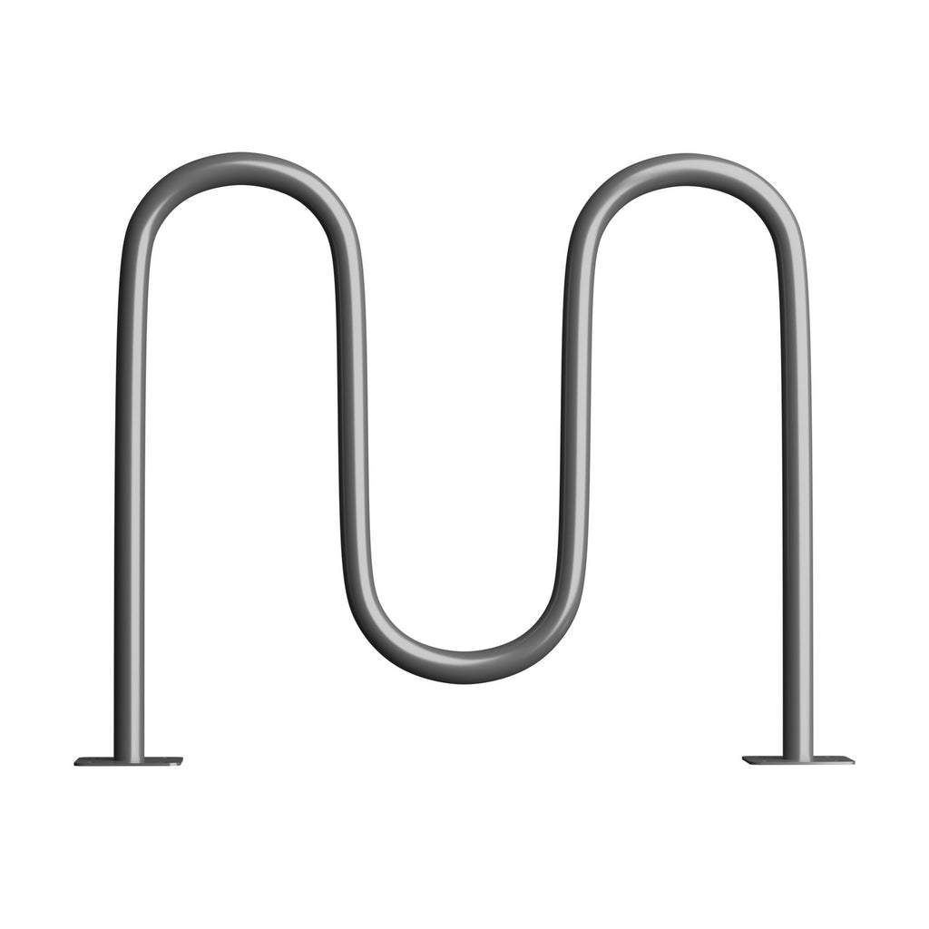wave bike racks gray