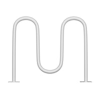 wave bike racks white
