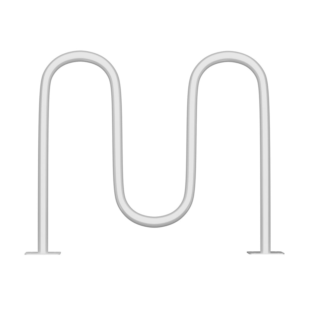 wave bike racks white