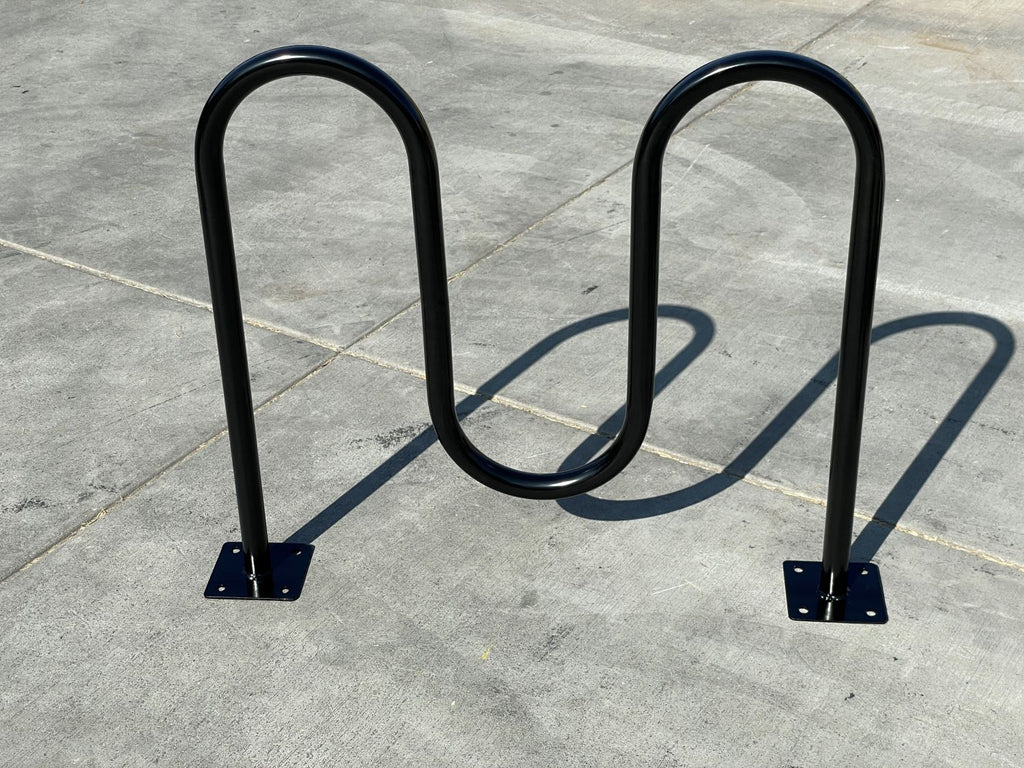 Commercial Wave Bike Racks - Dual Loop - In Ground Installation – Sandbaggy