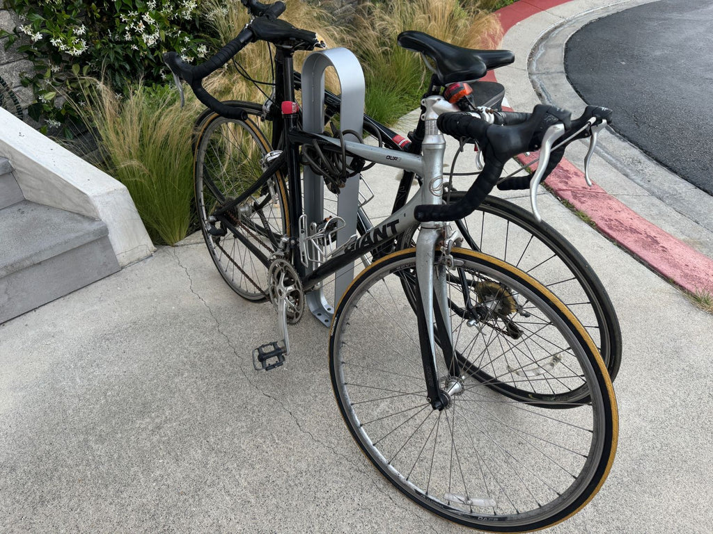 oval bike rack - 2 capacity