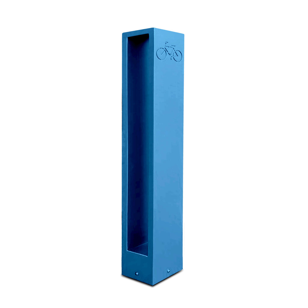 Alu Bike Rack Modern Blue Aluminum Bike Rack | Commercial, Outdoor | Dual Capacity ...