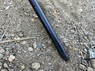 round concrete form stakes with pointed ends