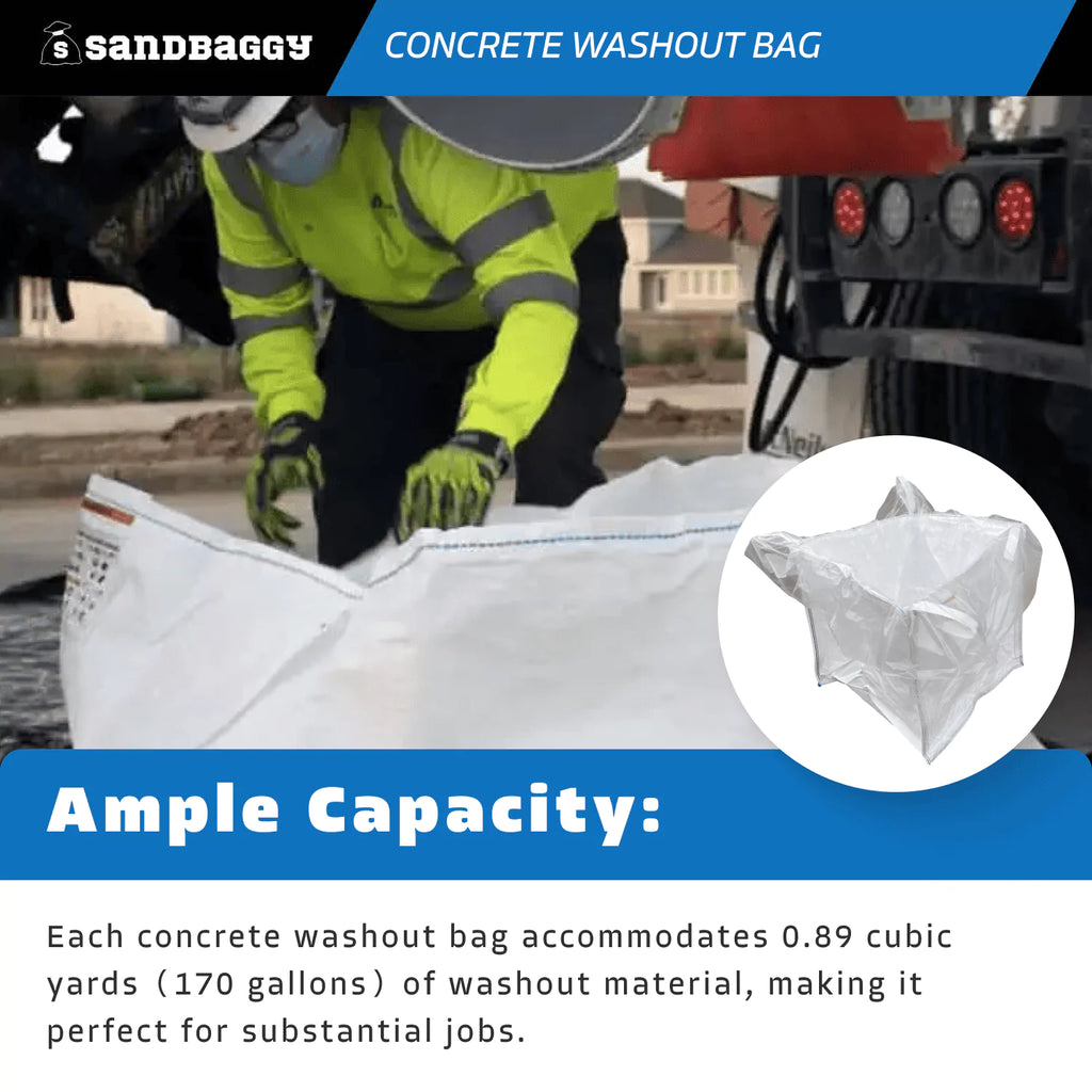 concrete washout bags