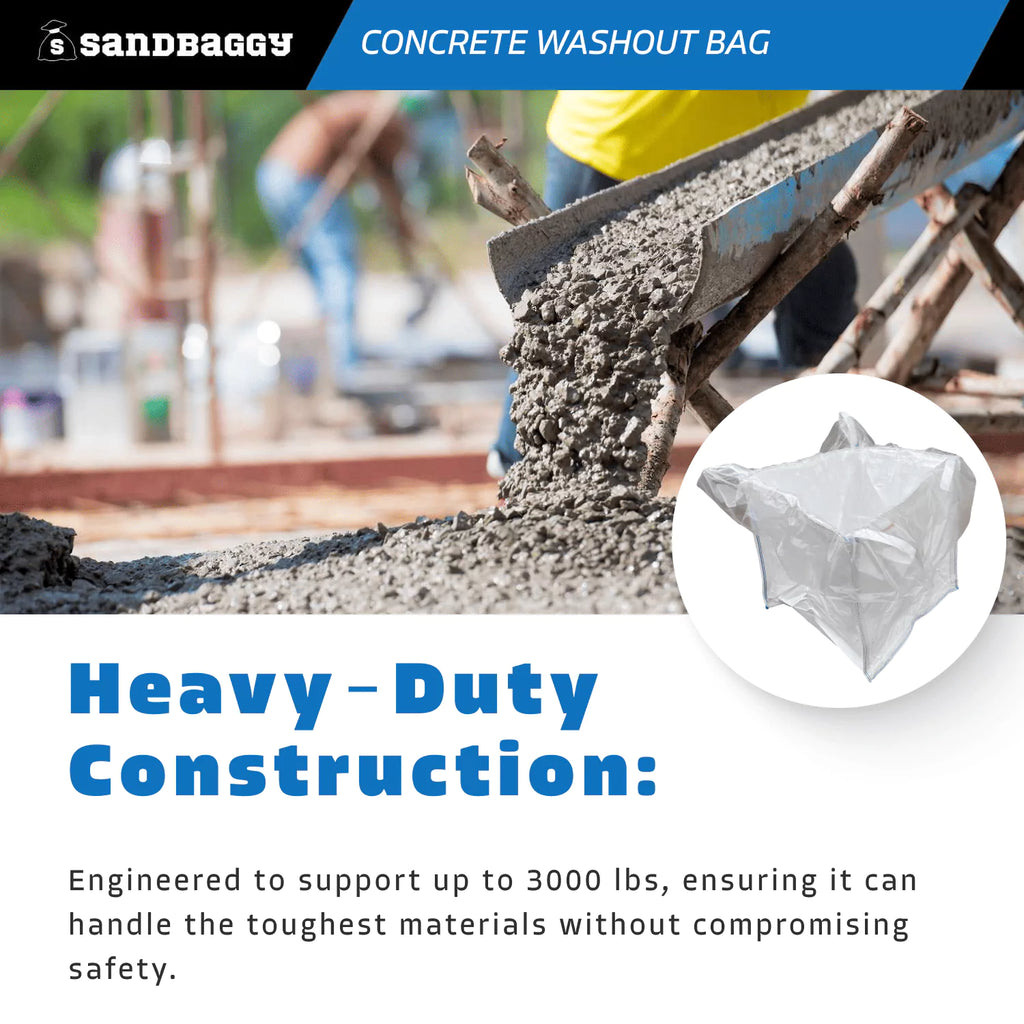 concrete washout bags