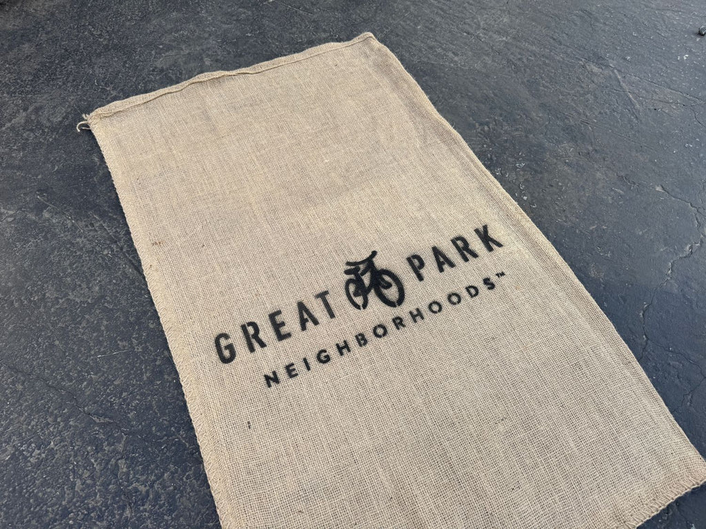 22" x 36" Custom Printed Burlap Bags (100 Lb Capacity)