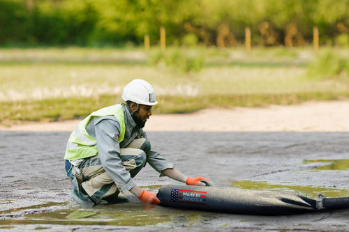 construction site pipe sock for dewatering