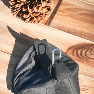 saddle sandbags with attachment clip for hanging