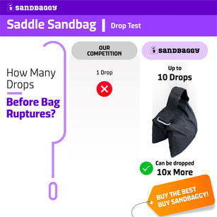 heavy duty empty saddle sandbags