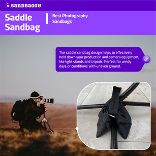 black photography sandbag weights