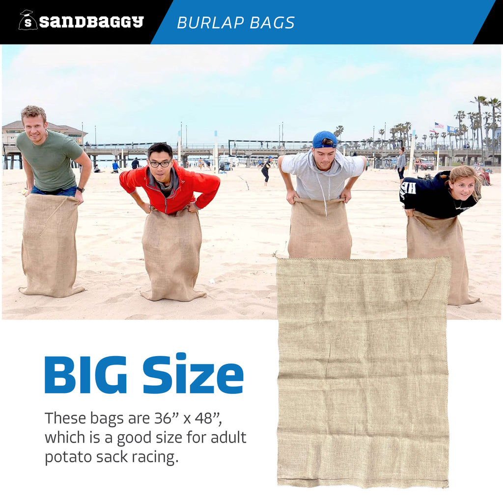 adult potato sack race bags