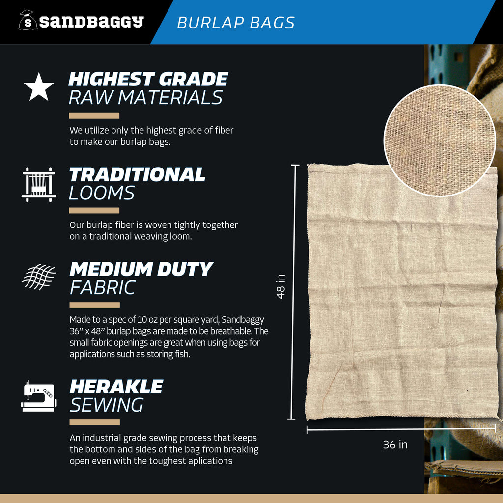 extra large burlap bags - premium