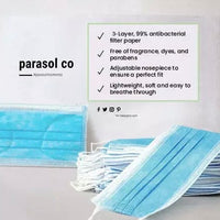 3-Layer Antibacterial Disposable Face Masks