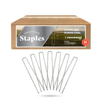 1" x 12" landscape fabric staples 25 Pack