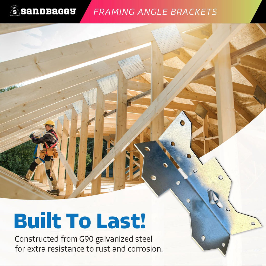 Galvanized Framing Angle Brackets are rust resistant