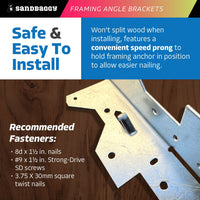 Framing Angle Brackets with speed prong