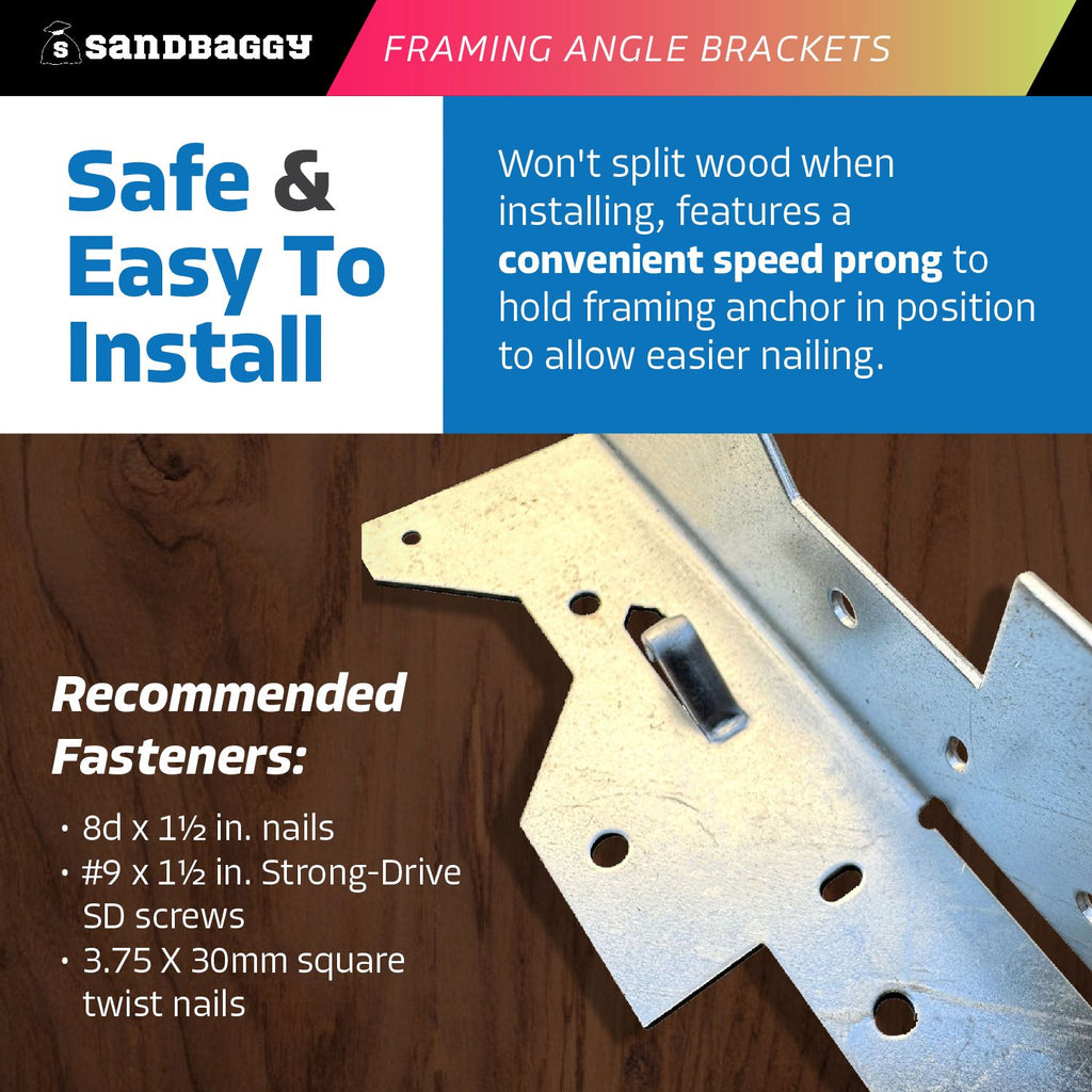 Framing Angle Brackets with speed prong