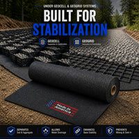 geo cell and geo grid mesh underlayment fabric
