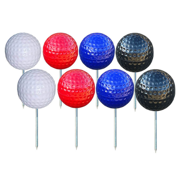 golf tee markers - multi color pack
