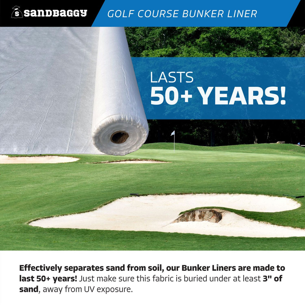 bunker liner for golf courses - Lasts 50+ years