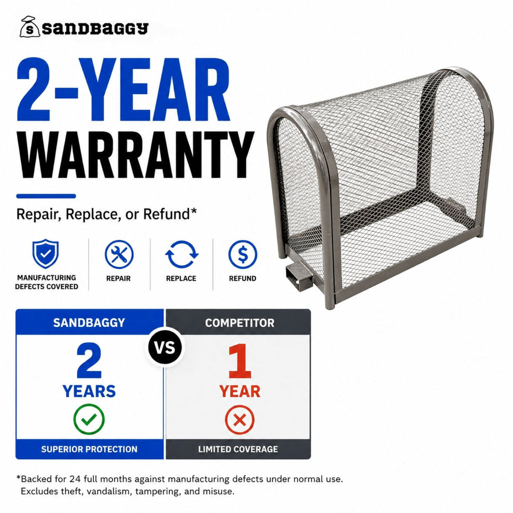 gray backflow security cage medium - 2 year warranty