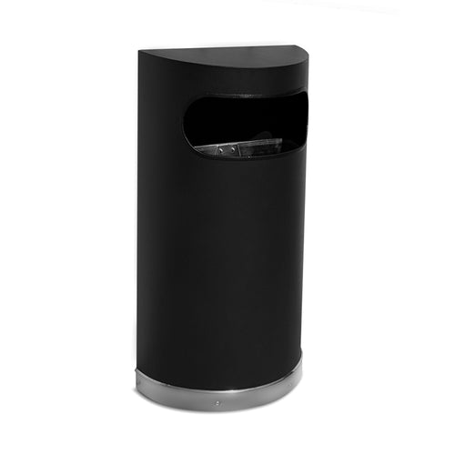 half circle trash can - Sandbaggy