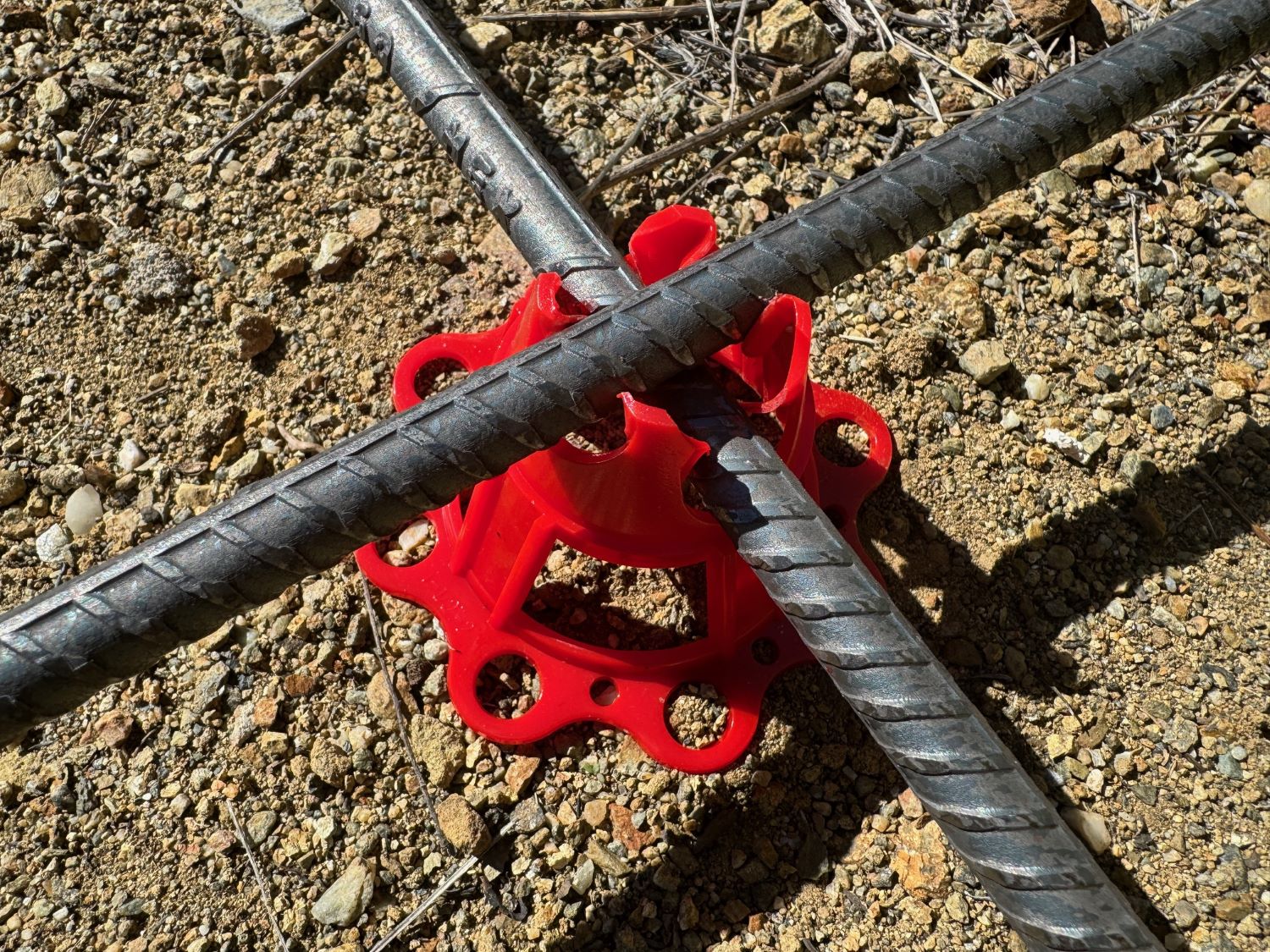 Plastic Rebar Chairs - Elevates Rebar 1 ½