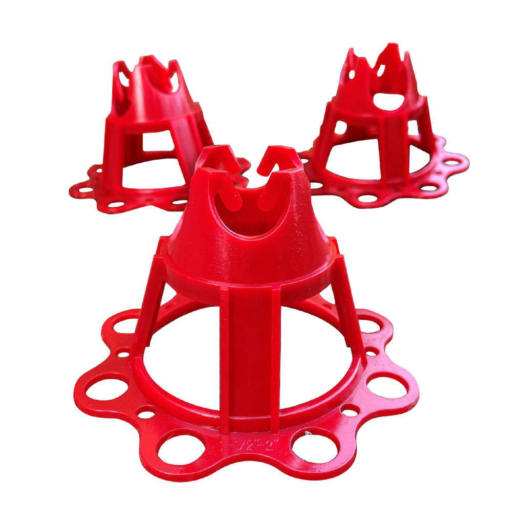 Plastic Rebar Chairs - Elevates Rebar 1 ½