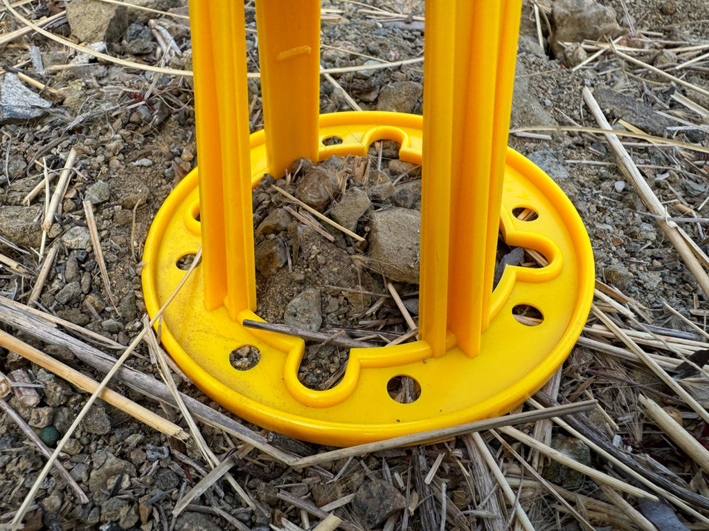 Plastic Rebar Chairs - Elevates Rebar 4 ¼" or 4 ¾" - Rebar #3 to #5 (Yellow)