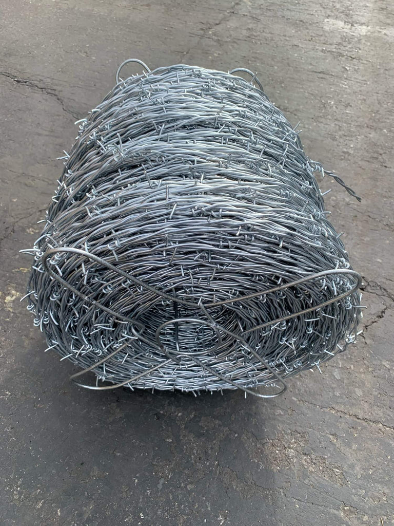 12.5 Gauge High Tensile Barb Wire Roll (1320 ft) - 2 Point Barb β Sandbaggy