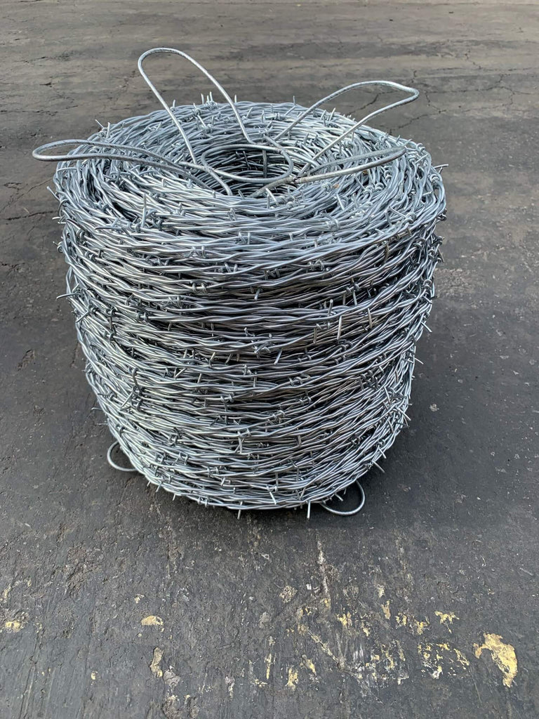12.5 Gauge High Tensile Barb Wire Roll (1320 ft) - 2 Point Barb – Sandbaggy