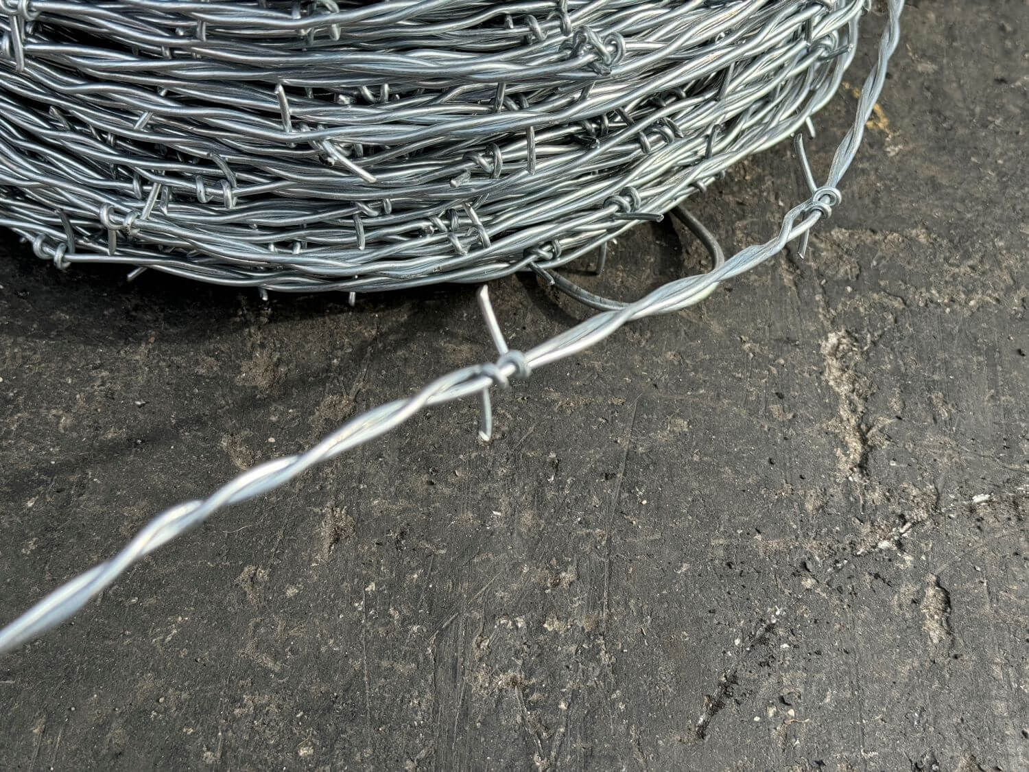 Barbless Wire Roll - Twisted Fence Wire - 12.5 Gauge Galvanized Steel