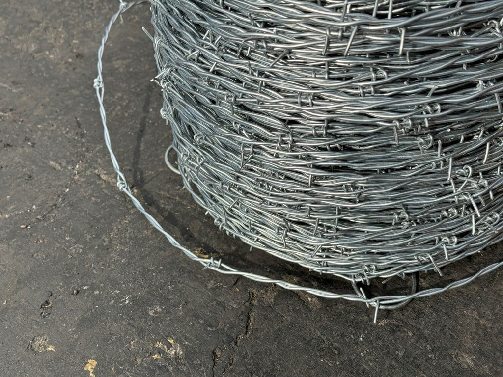 12.5 Gauge High Tensile Barb Wire Roll (1320 ft) - 2 Point Barb β Sandbaggy